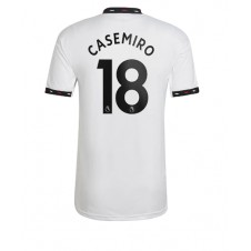 Manchester United Casemiro #18 Bortatröja 2022-23 Korta ärmar